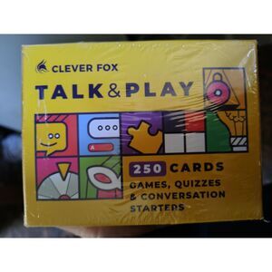 Talk And Play Card Game New